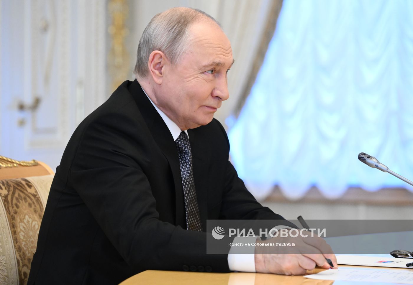 Встреча президента Владимира Путина и спецпосланника Стивена Уиткоффа