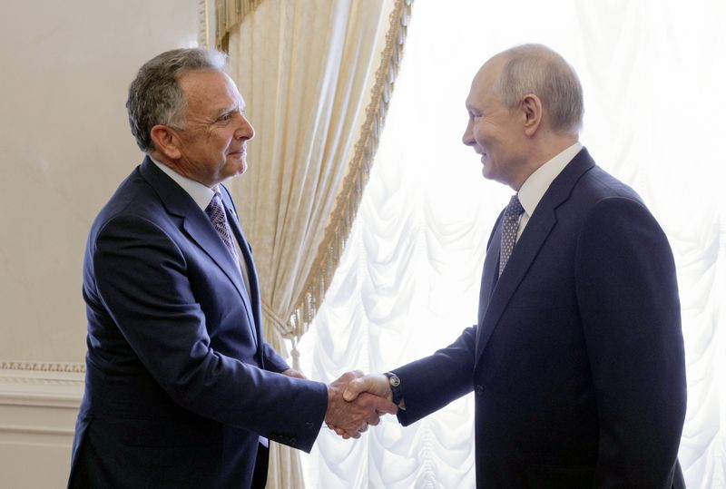 Встреча президента Владимира Путина и спецпосланника Стивена Уиткоффа