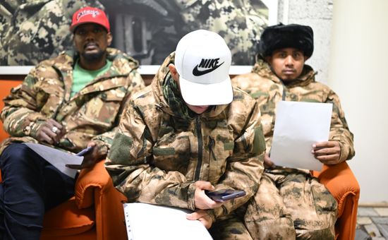 Работа московского пункта отбора на военную службу по контракту