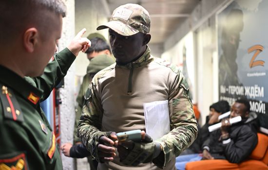 Работа московского пункта отбора на военную службу по контракту