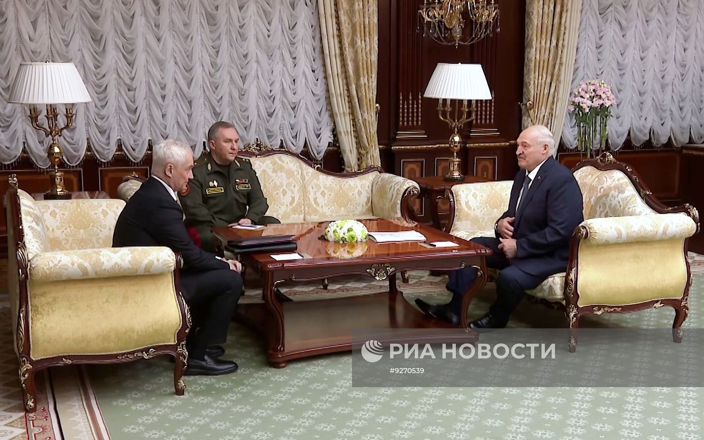 Встреча министра обороны РФ Андрея Белоусова и президента Белоруссии Александра Лукашенко в Минске