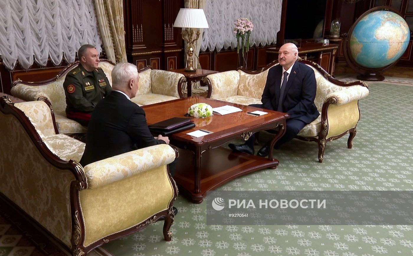 Встреча министра обороны РФ Андрея Белоусова и президента Белоруссии Александра Лукашенко в Минске