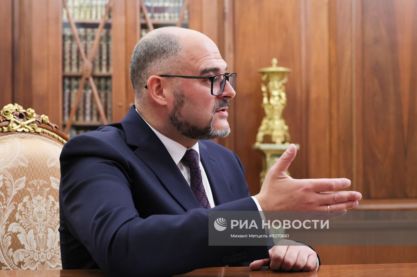 Встреча президента Владимира Путина с Константином Шестаковым