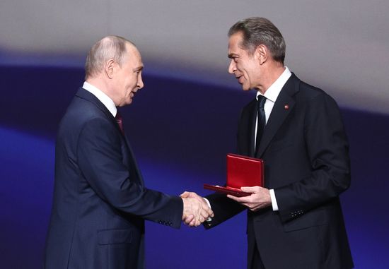 Собрание по случаю 150-летия Союза театральных деятелей РФ