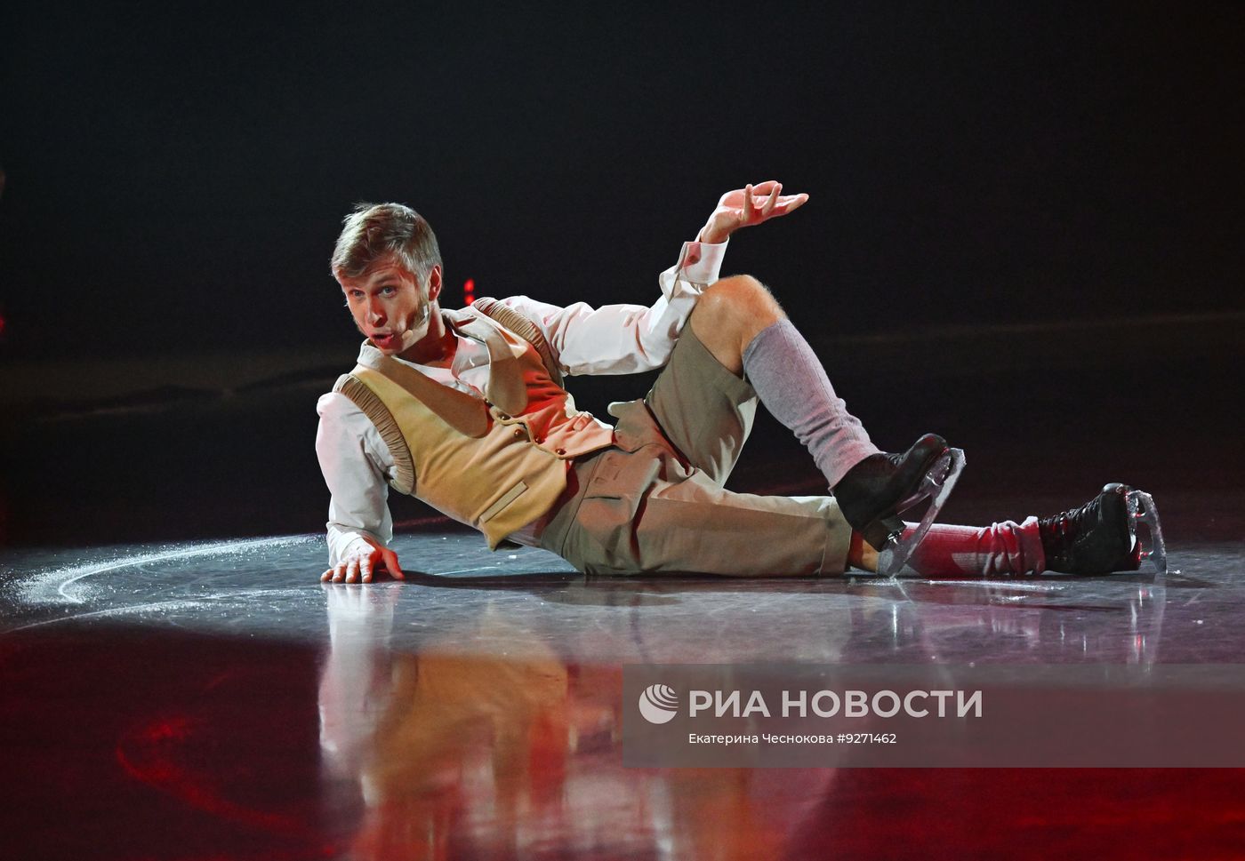 Генеральная репетиция ледового шоу Татьяны Навки "Пиковая дама"