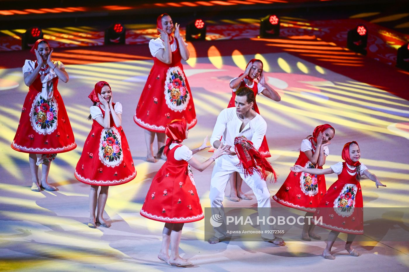 Гимнастическое шоу Светланы Хоркиной "Характер России" в Москве