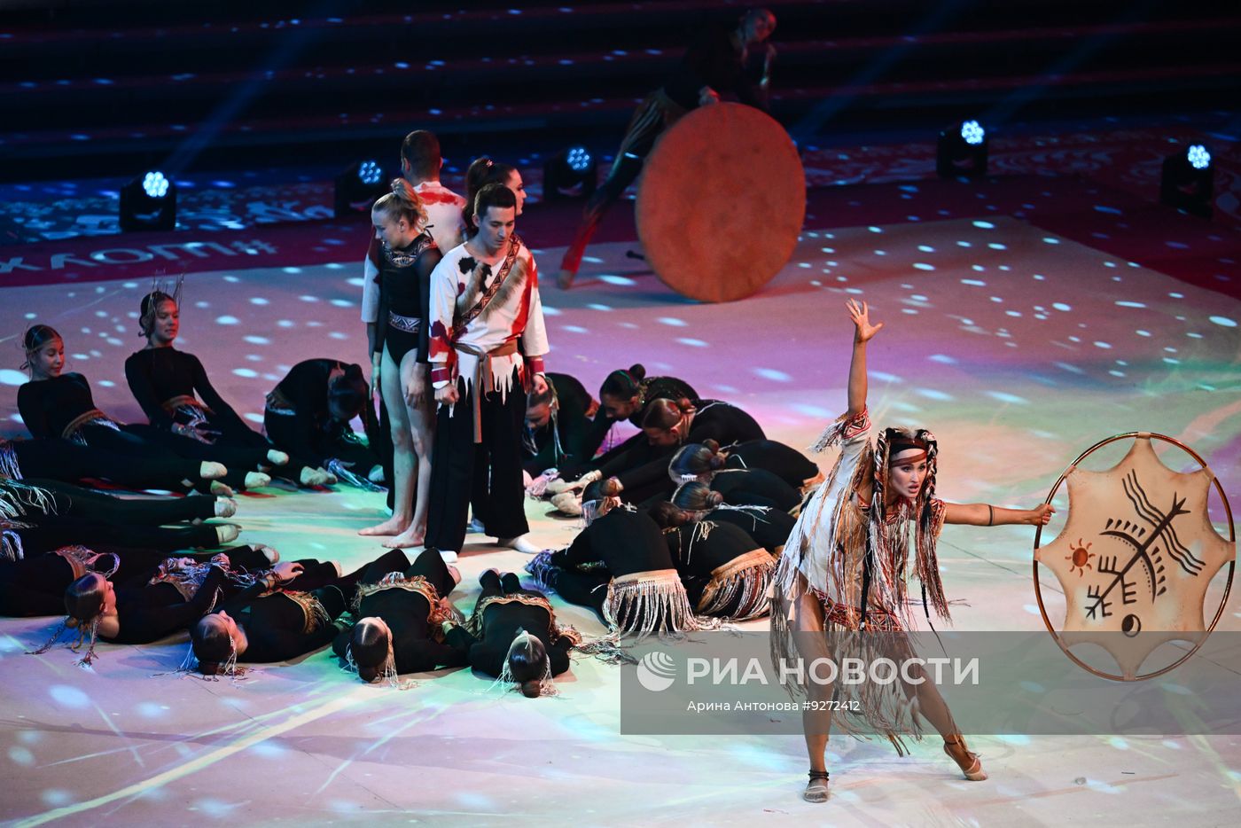 Гимнастическое шоу Светланы Хоркиной "Характер России" в Москве