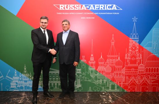 Прибытие Генерального секретаря Союза арабского Магриба Tаpaка Бен Салема в Москву 