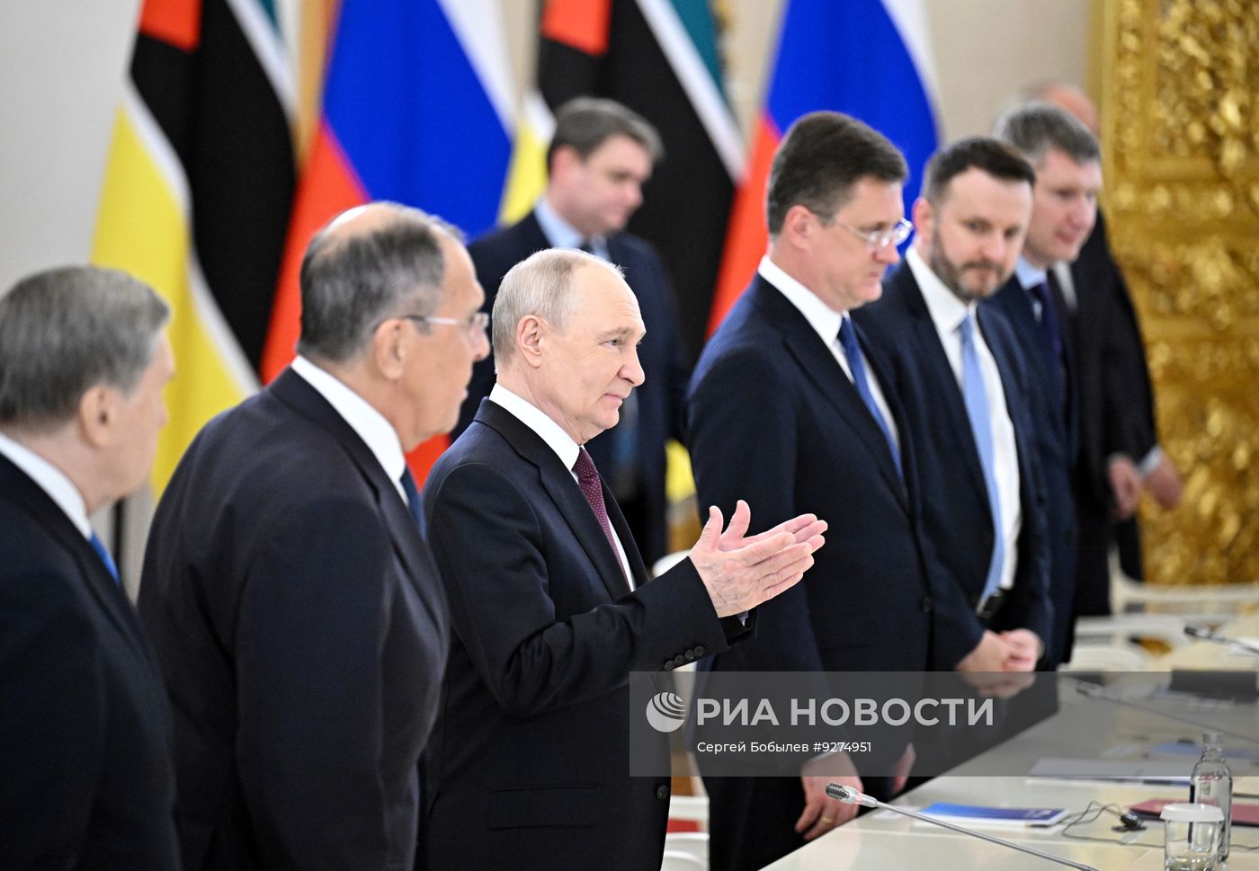 Президент Владимир Путин встретился с президентом Мозамбика Даниэлом Франсишку Чапо
