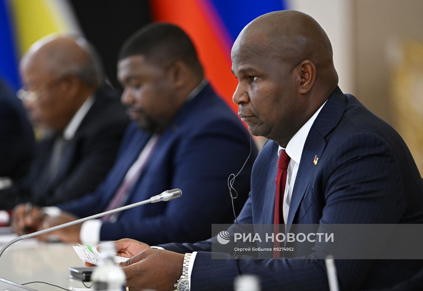 Президент Владимир Путин встретился с президентом Мозамбика Даниэлом Франсишку Чапо 