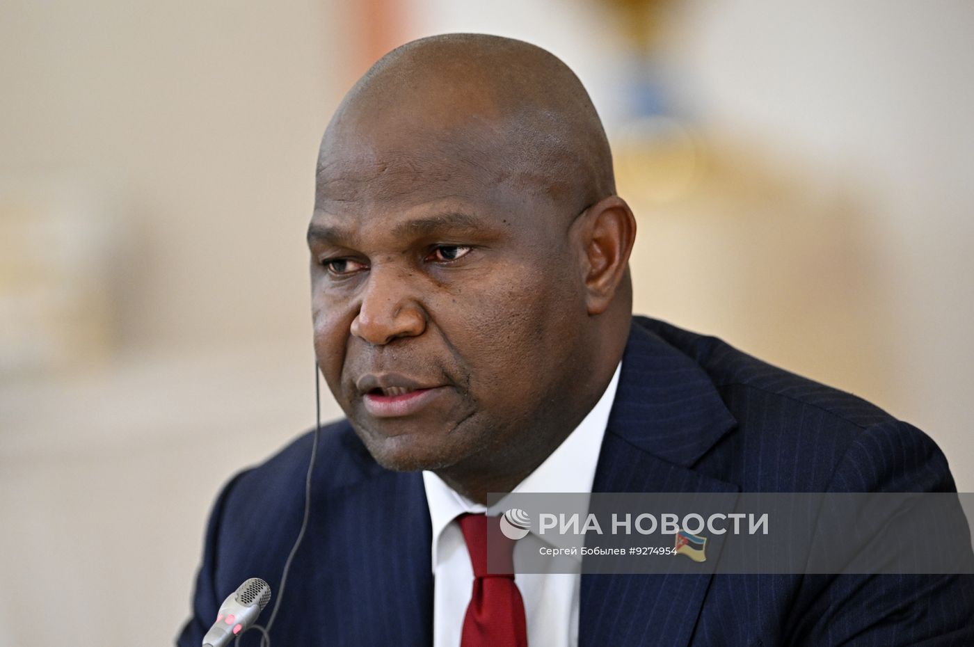 Президент Владимир Путин встретился с президентом Мозамбика Даниэлом Франсишку Чапо