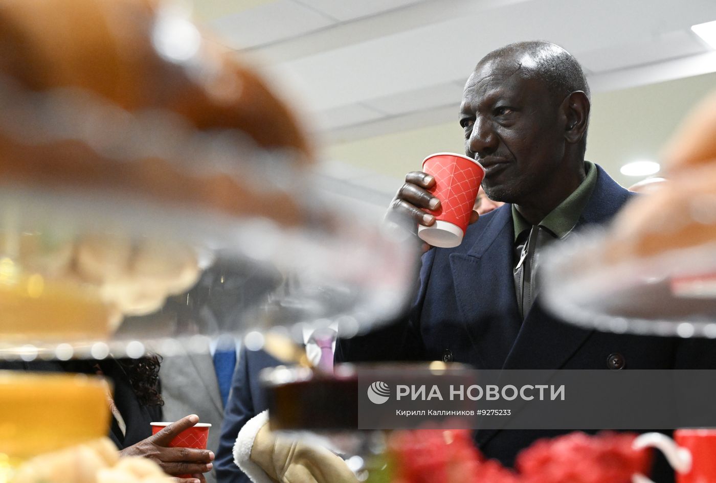 Прибытие президента Кении Уильяма Руто в Москву