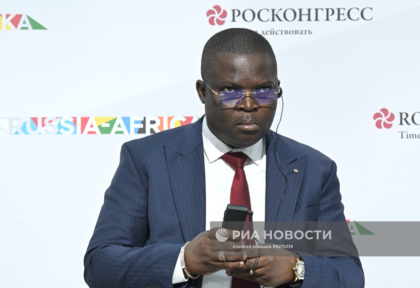 Пленарное заседание медиафорума "Россия - Африка" в Москве