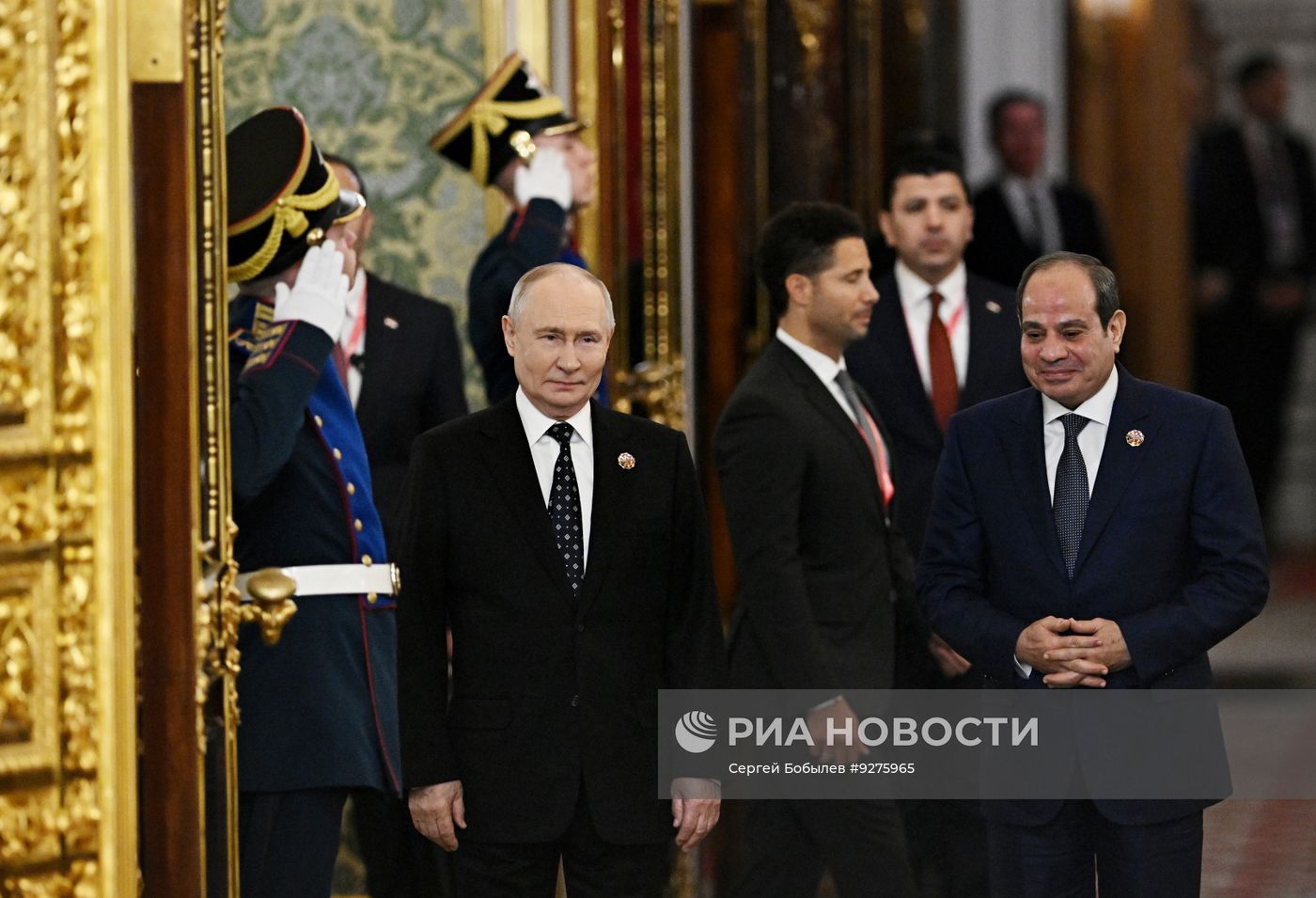 Президент Владимир Путин встретился с президентом Египта Абделем Фаттахом ас-Сиси