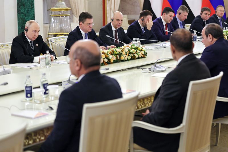Президент Владимир Путин встретился с президентом Египта Абделем Фаттахом ас-Сиси