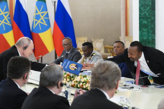 Президент Владимир Путин встретился с премьер-министром Эфиопии Абием Ахмедом