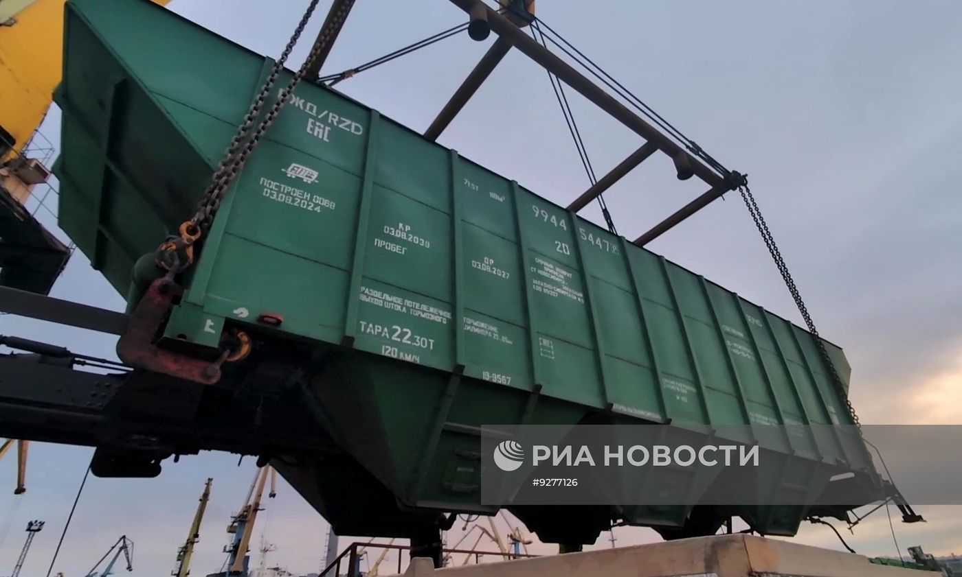 Отправка первой партии российского зерна в Марокко