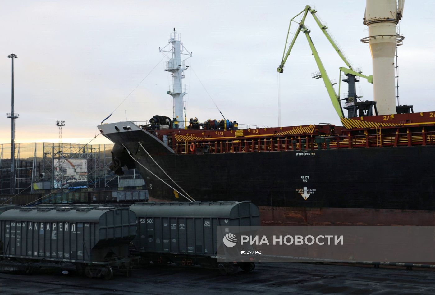 Отправка первой партии российского зерна в Марокко