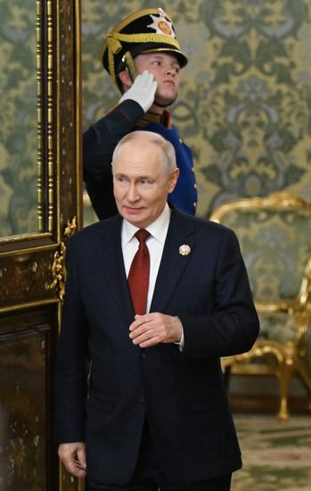 Президент Владимир Путин встретился с президентом Республики Конго Дени Сассу-Нгессо