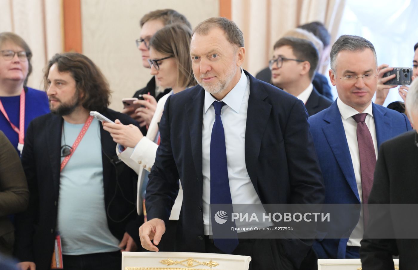 Президент Владимир Путин встретился с президентом Возрождения Республики Мадагаскар Микаэлем Рандрианириной