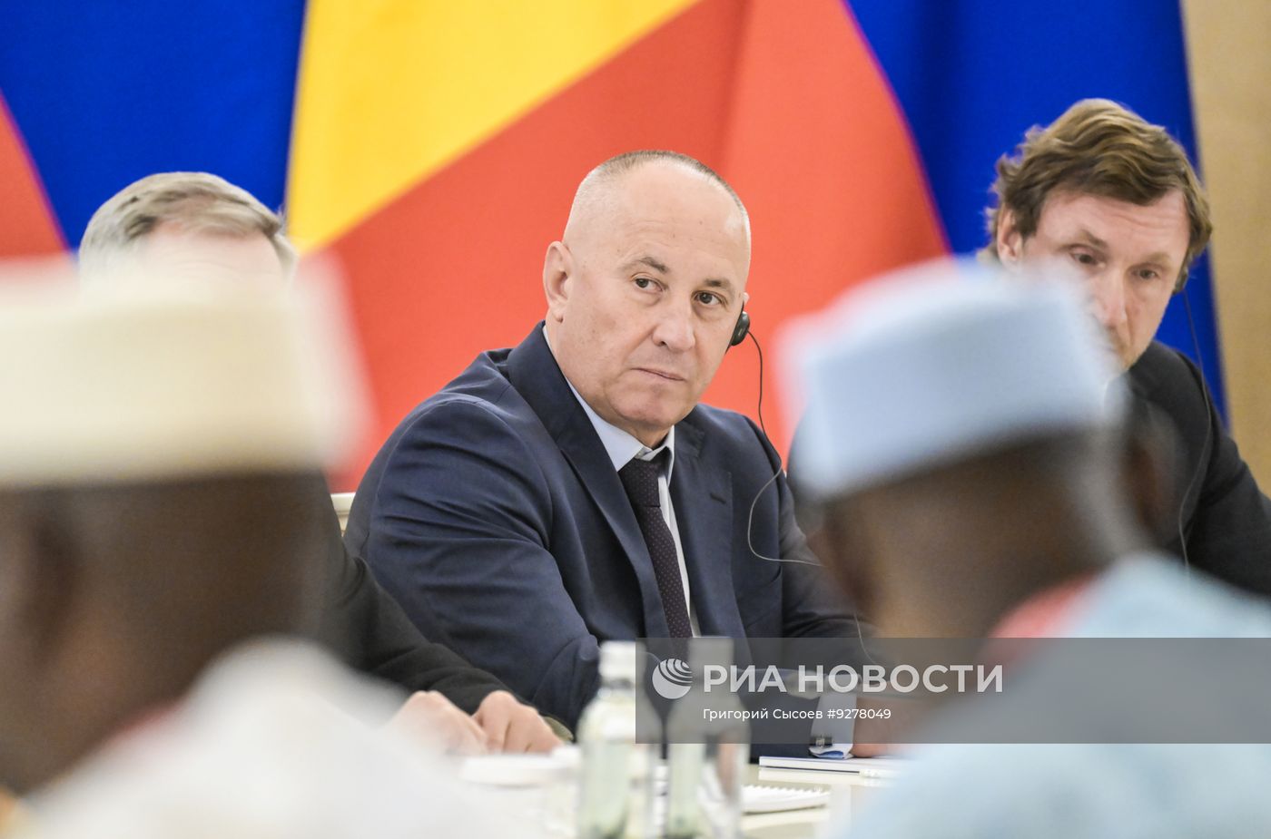 Президент Владимир Путин встретился с президентом переходного периода Республики Мали Ассими Гойтой