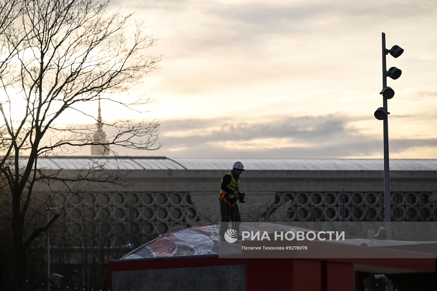 Благоустройство территории спорткомплекса "Лужники"